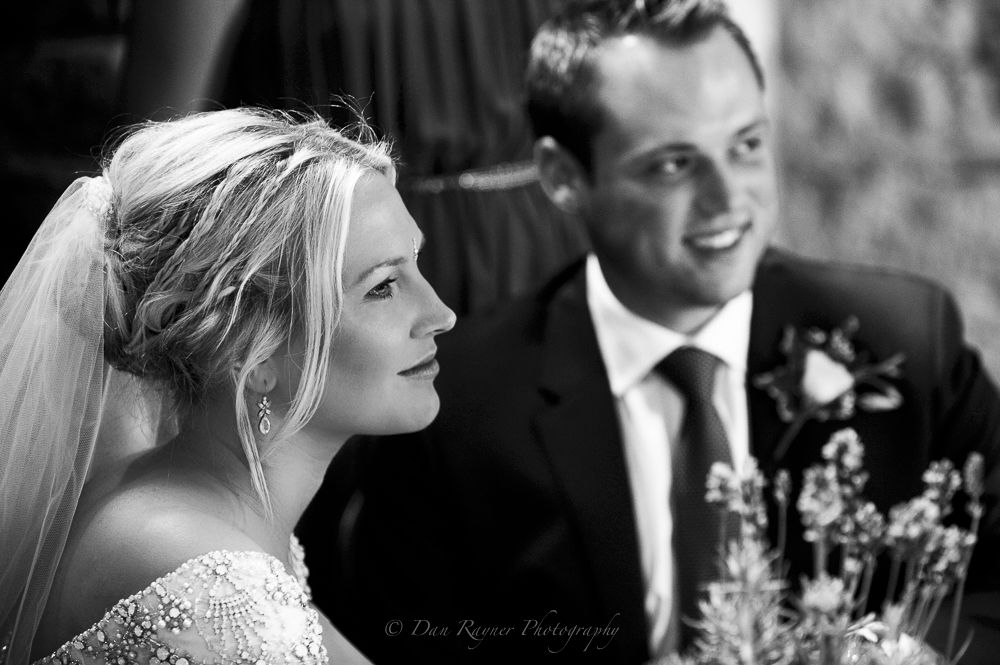 Wedding documentary photo of bride and groom having signed the wedding register