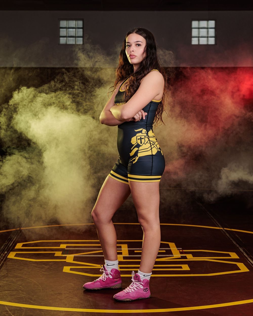 Tucson, Arizona sports photographer, media day sports photos, sportraits, sports photo session, action shots, high school sports, wrestling