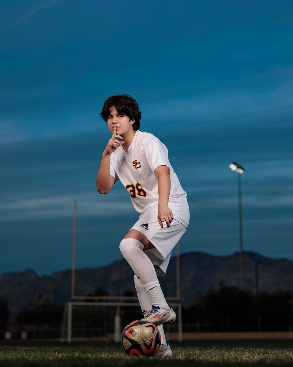 Tucson, Arizona sports photographer, media day sports photos, sportraits, sports photo session, action shots, high school sports, soccer