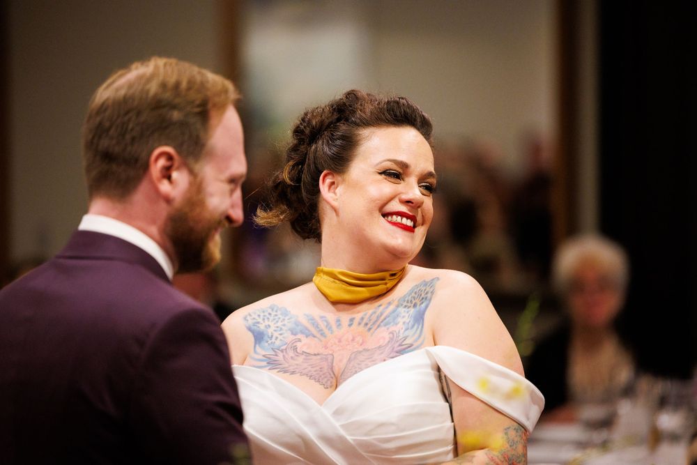 Couples wedding ceremony photo