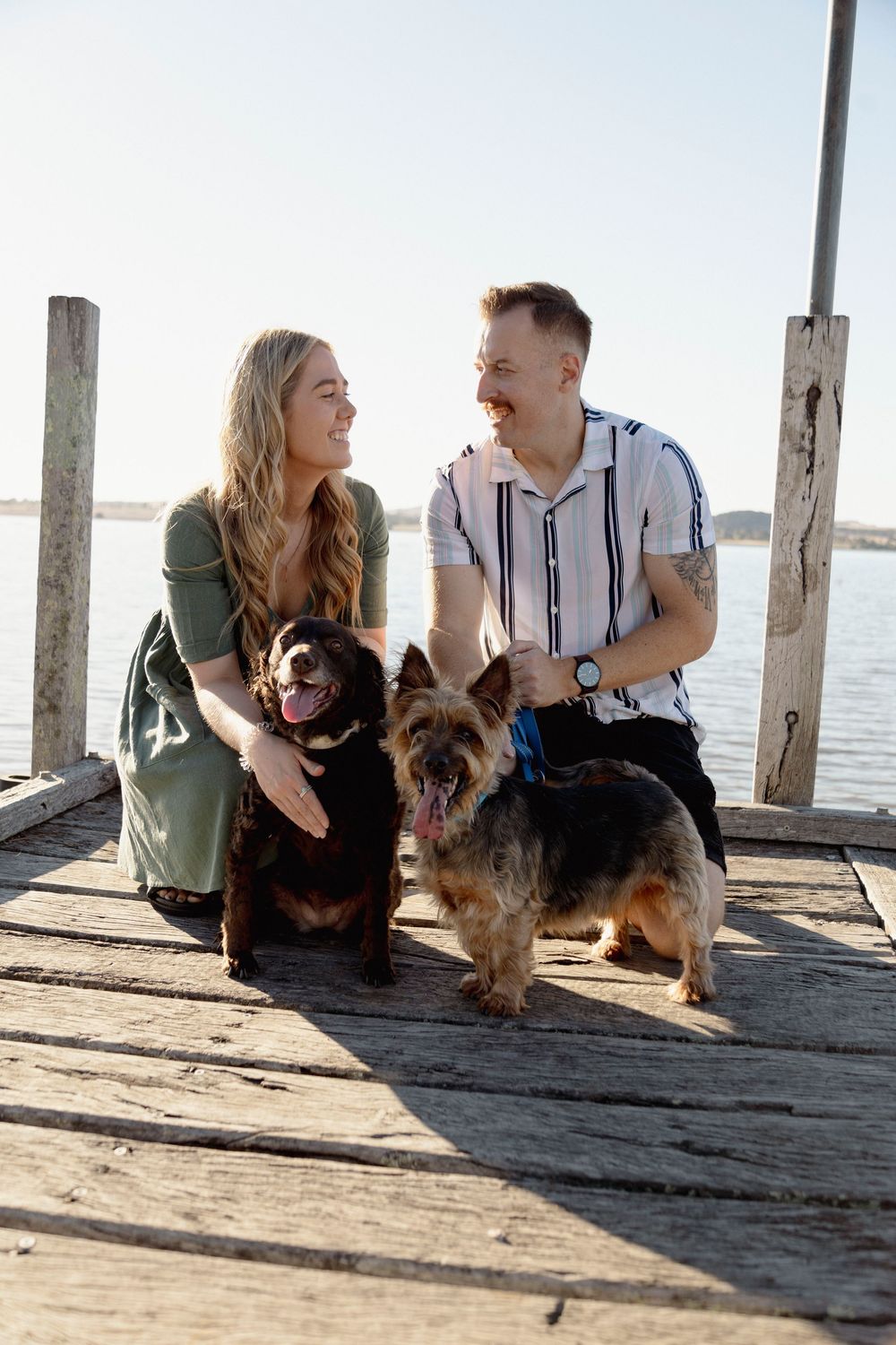 Candid engagement photo shoot in Ballarat – relaxed and romantic moments