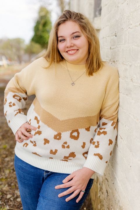 Jefferson County High School high school senior portrait taken in Mossy Creek in Jefferson City Tennessee