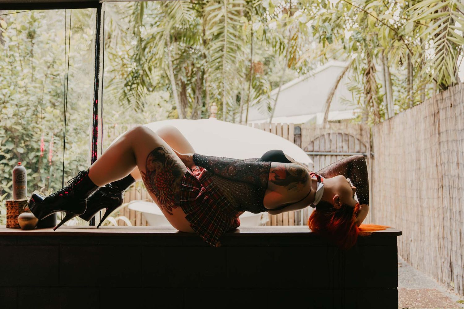 Beautiful outdoor boudoir session with Bec-Kay Boudoir
