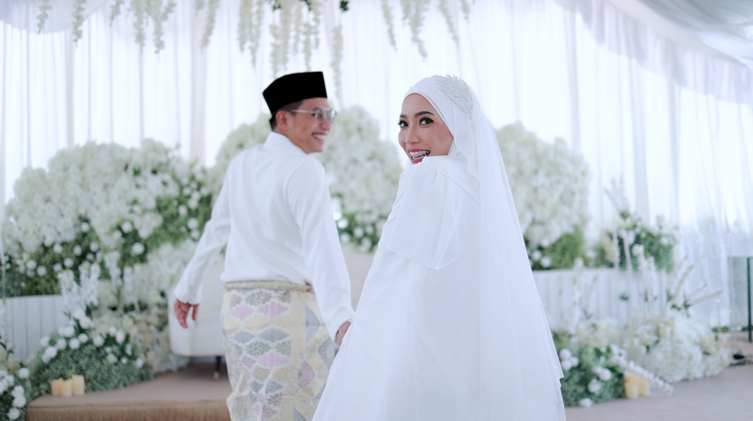 screenshot videography half body shot wedding