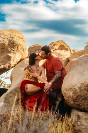 Joshua Tree national park couples photoshoot High Desert photographer Socal photographer