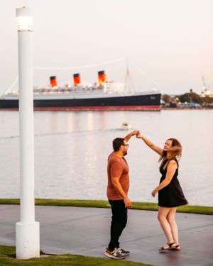 Long Beach queen Mary couples photoshoot high desert photographer southern California photographer