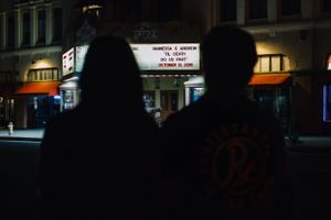Fox theater Redlands California couples and engagement photographer of the high desert SoCal
