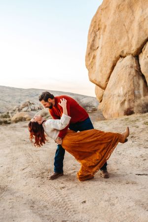 High desert couples photographer Southern California desert photos