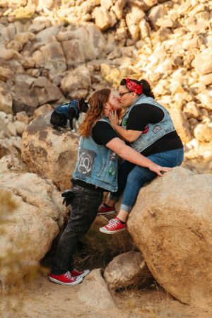 Joshua Tree national park couples photoshoot High Desert photographer Socal photographer