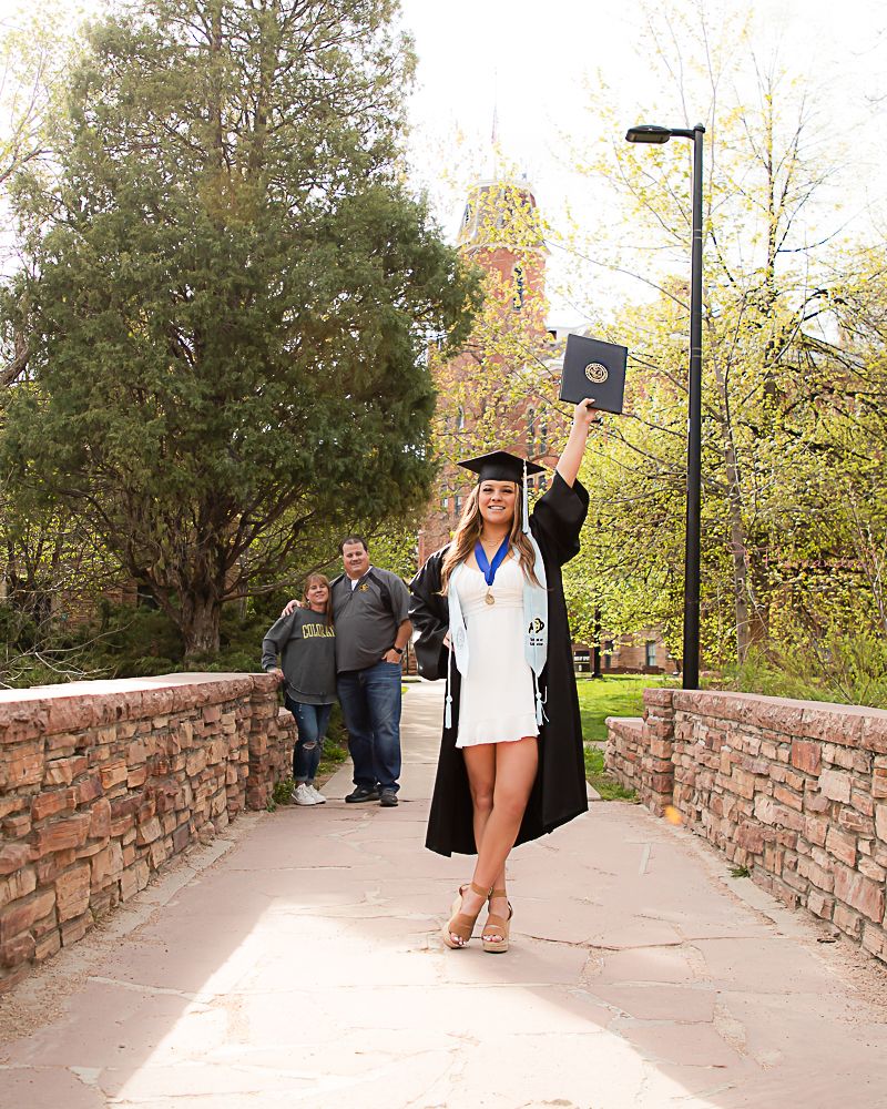 CU Boulder Grad photo sessions CO photographer 2024 graduation Boulder Colorado