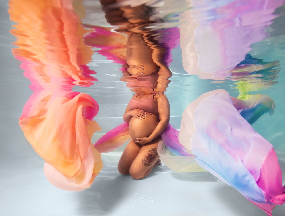 Underwater Rainbow Baby