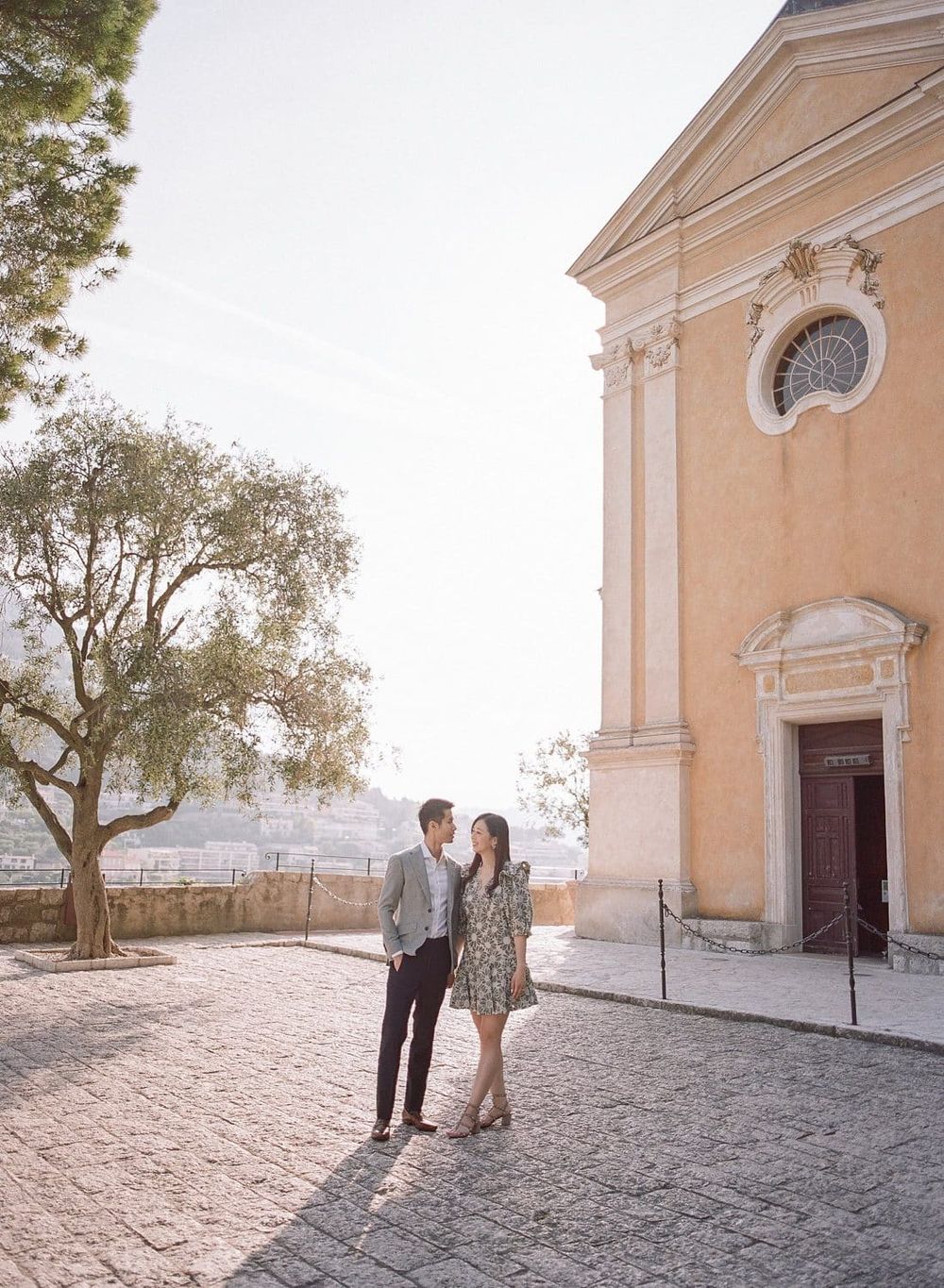 Eze prewedding photos on film
