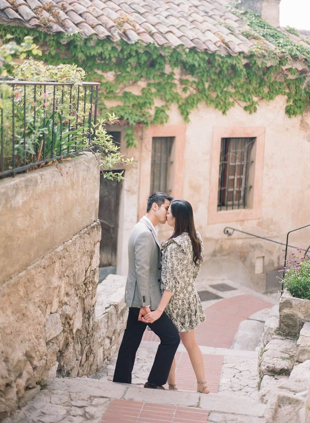 Eze France engagement photos