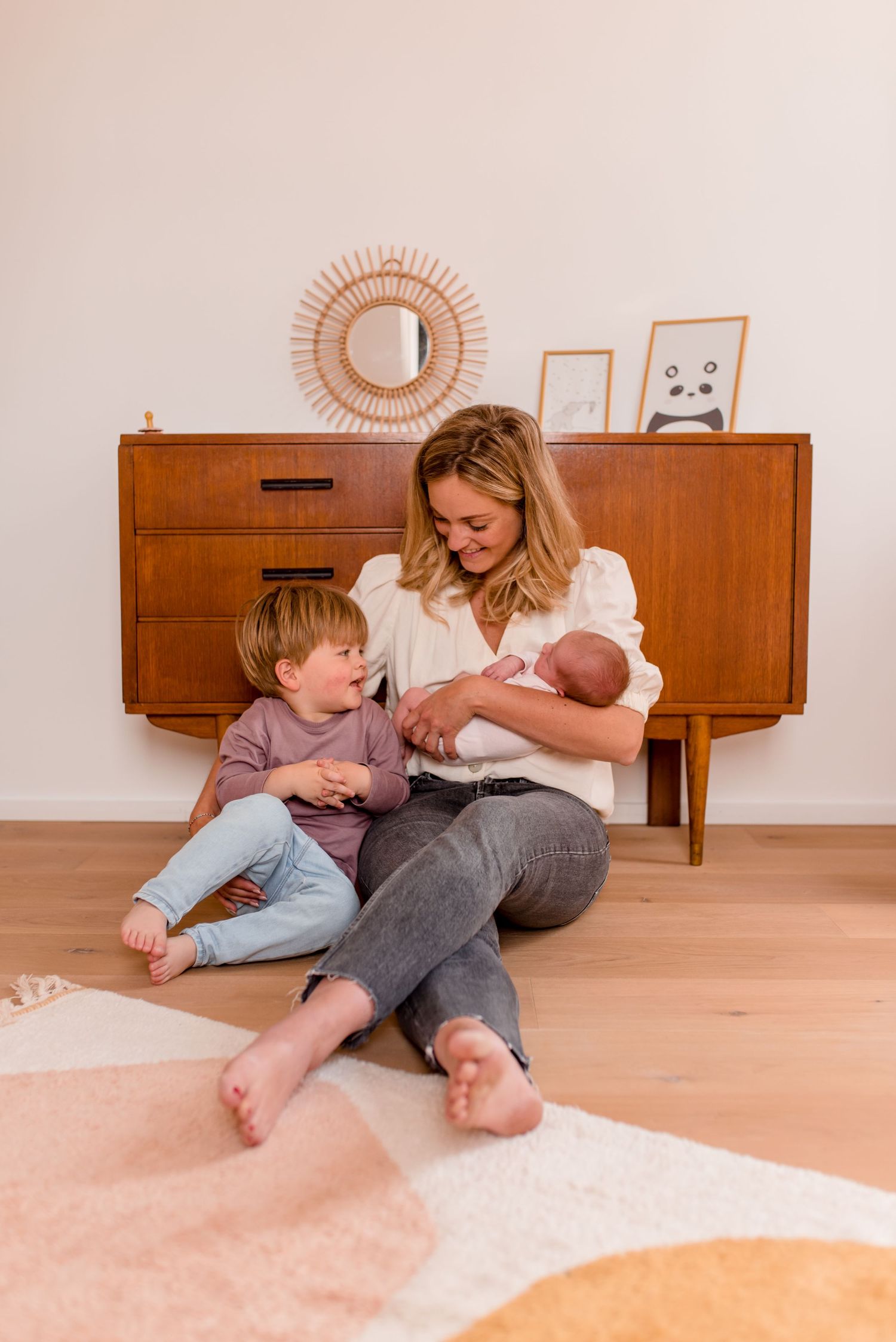 newborn lifestyle, gezinsfoto, fotoshoot aan huis