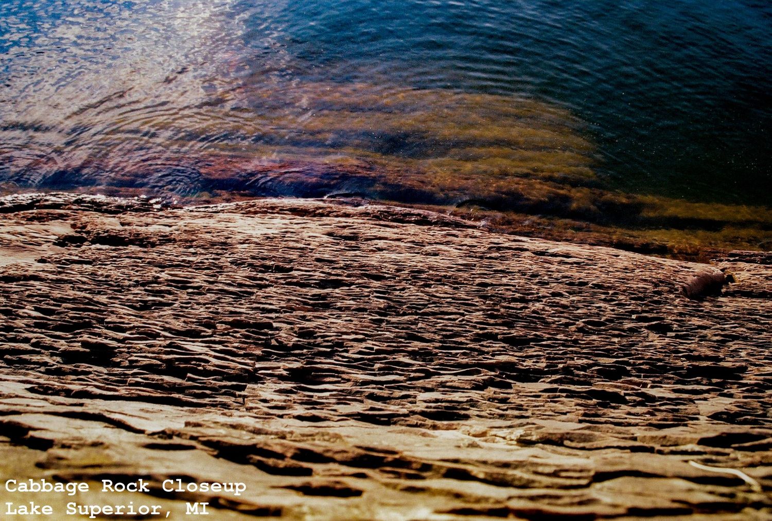 "Cabbage Rock" on Lake Superior, U.P., Michigan