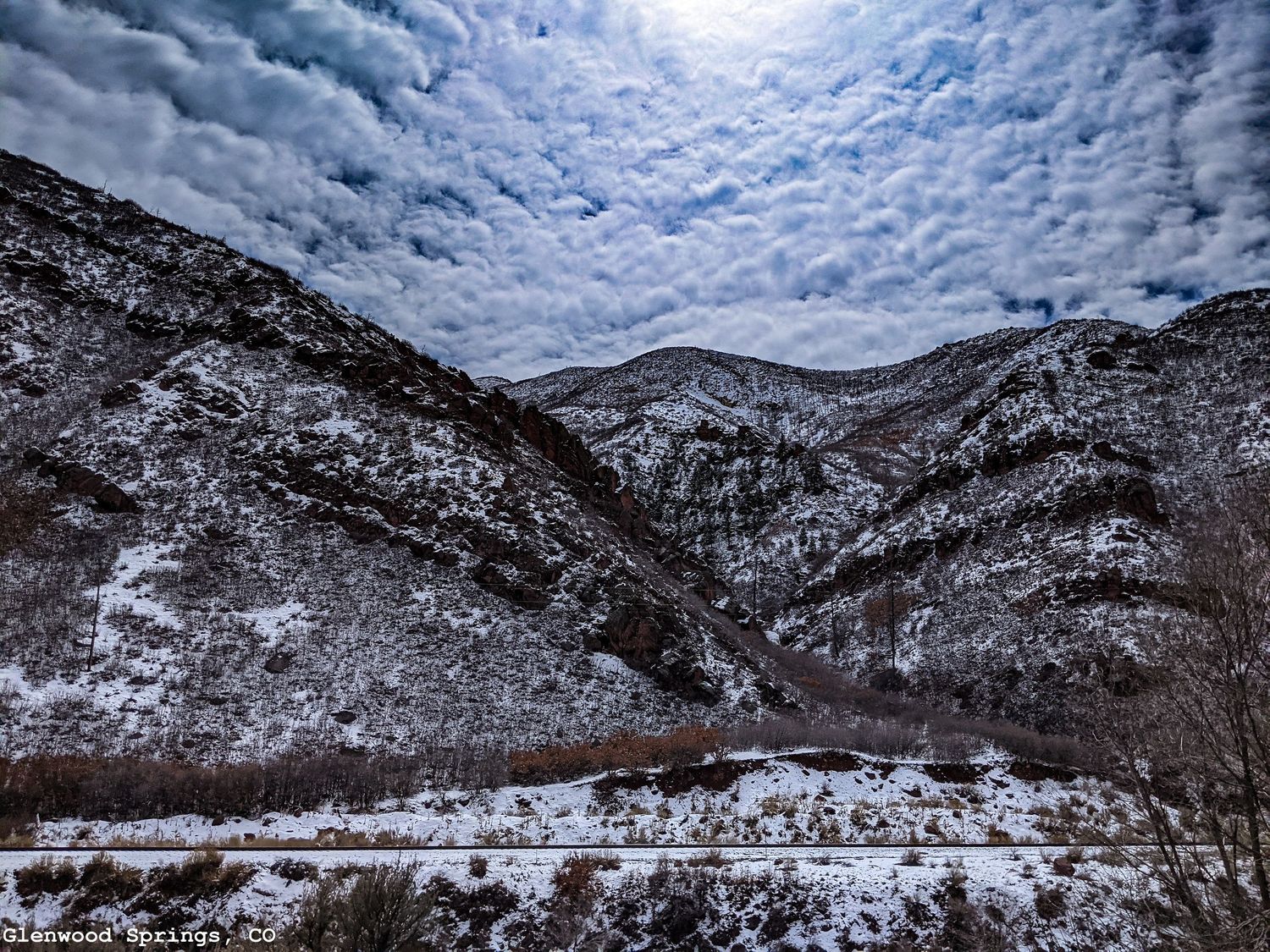 Freckle Clouds in Glenwood Springs, CO