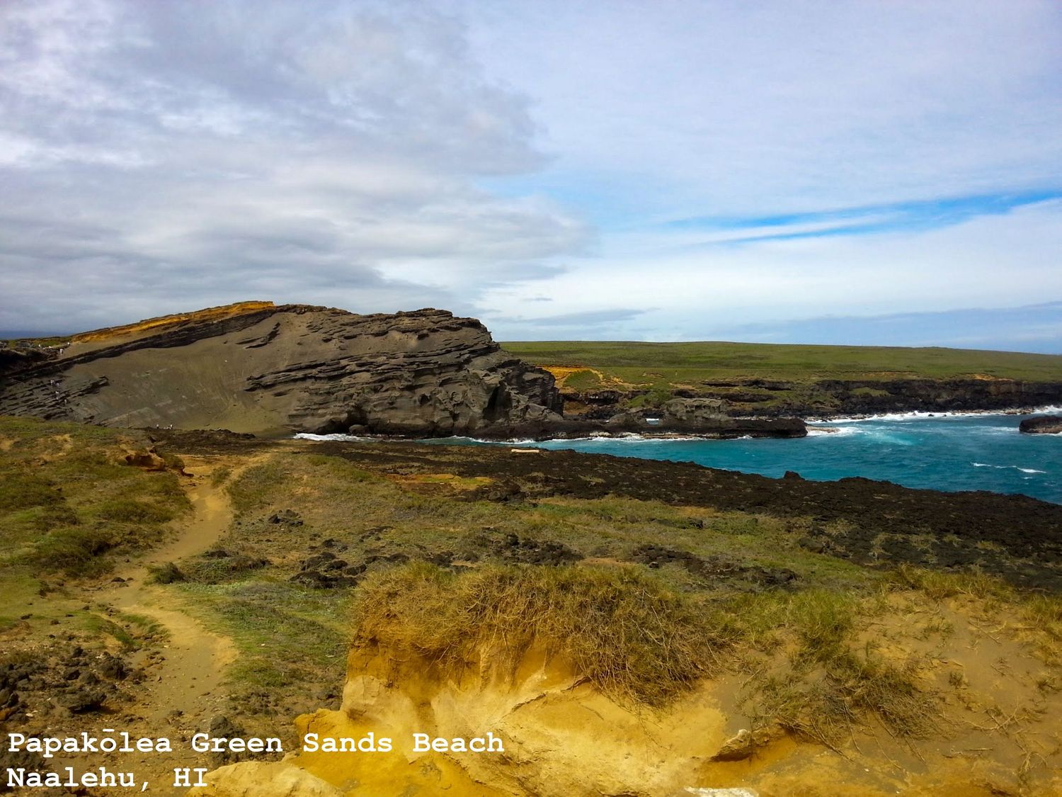 Green Sands Beach, South Point, Hawaii