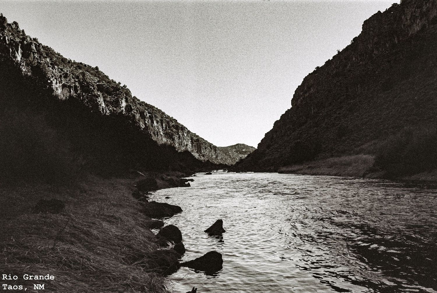 Rio Grande River Sunset, Taos, NM