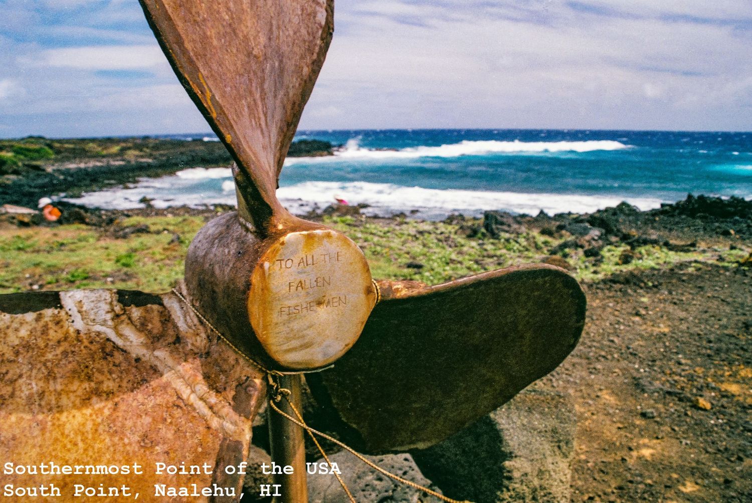 Southernmost point of the U.S.A., South Point, Hawaii
