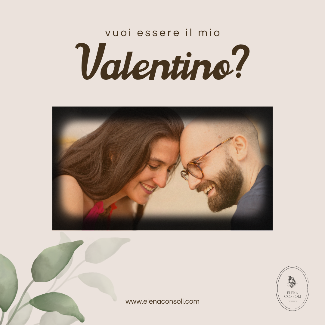 A romantic Valentine's Day greeting card featuring a warm sepia-toned photo of a couple.