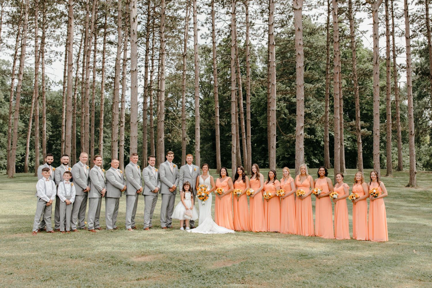 Ohio Photographer, Ohio Wedding, Wedding Photos, Wedding Portraits, The Village Barn, Bridal Party Photos