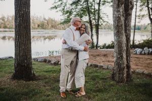 Family photos at Elopement in East Lake near Middleton in the Annapolis Valley, Nova Scotia