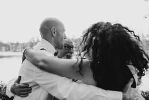 Family photos at Elopement in East Lake near Middleton in the Annapolis Valley, Nova Scotia