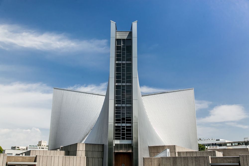 St Mary's Cathedral, Tokyo, Japan, Kenzo Tange