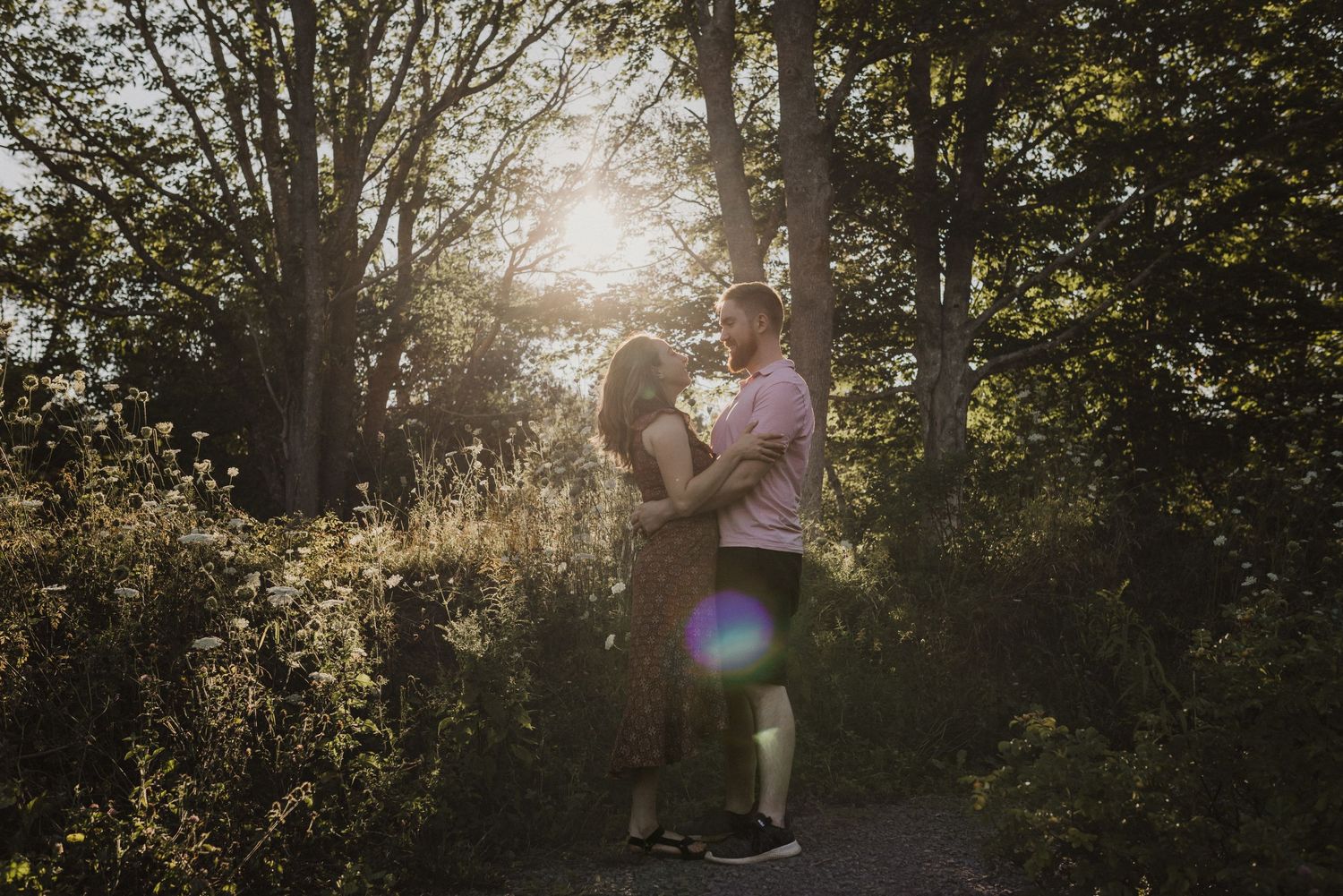 Sunset anniversary session at Blomidon Provincial Park, Annapolis Valley, Nova Scotia