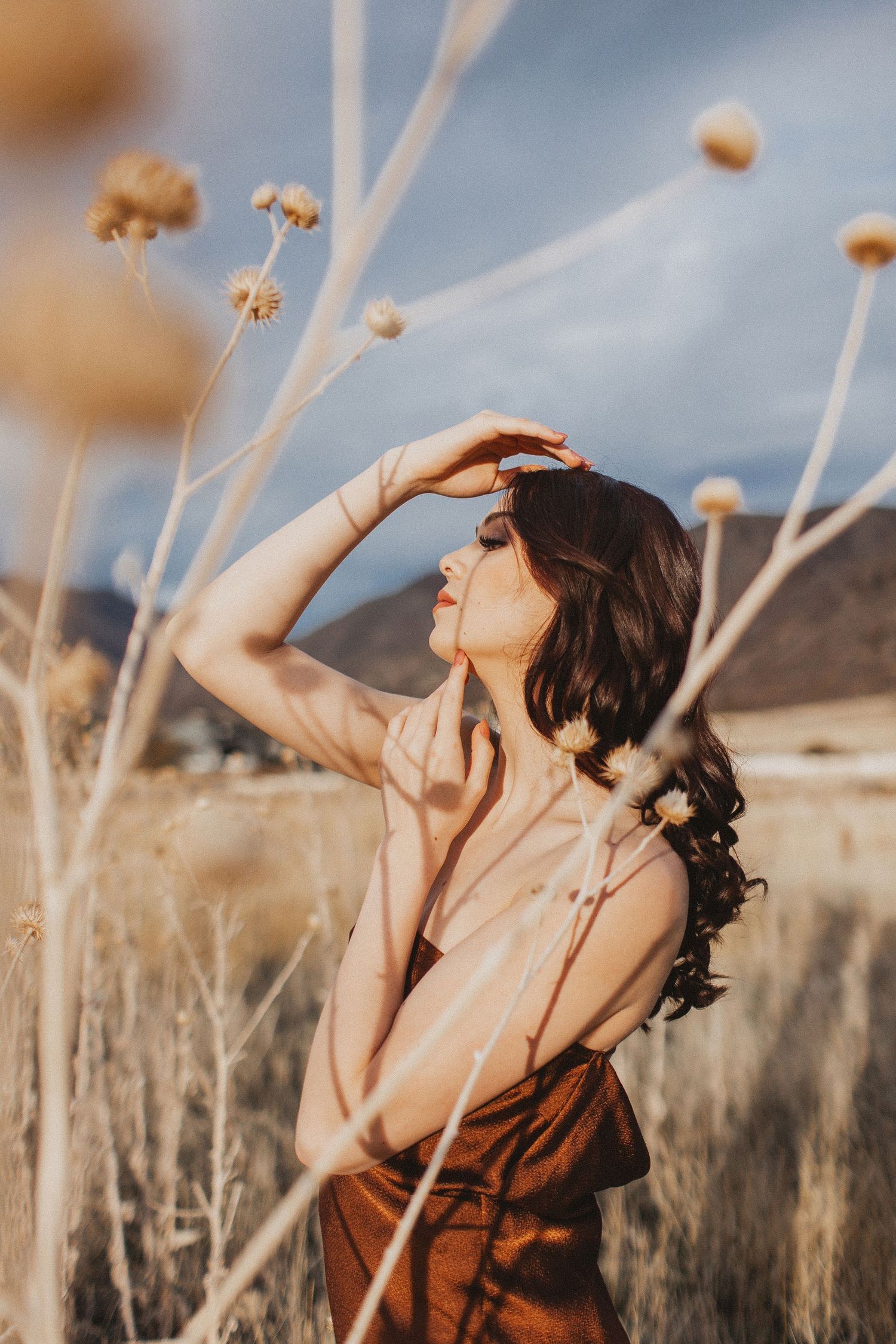 Natural Light Self-Love Female Empowerment Photographer in Utah County, Editorial Pose
