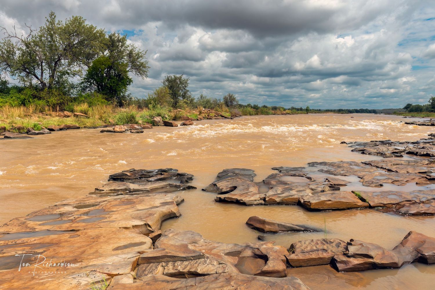 Rapids on the Great Ruaha River in Tanzania