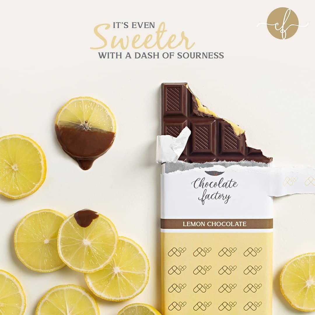 Lemon Chocolate Bar - Product Shoot