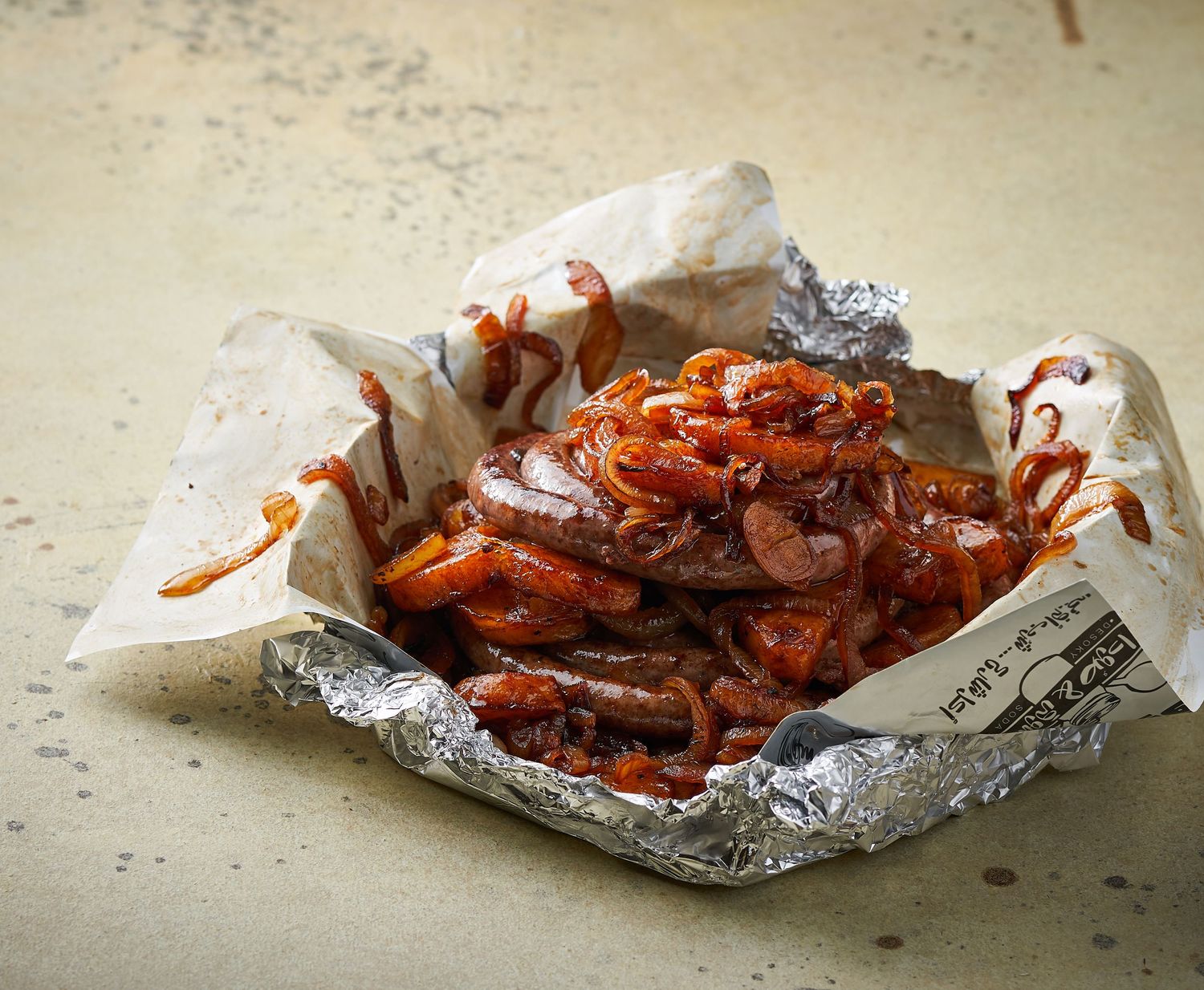 Baked Sausages - Menu Shoot