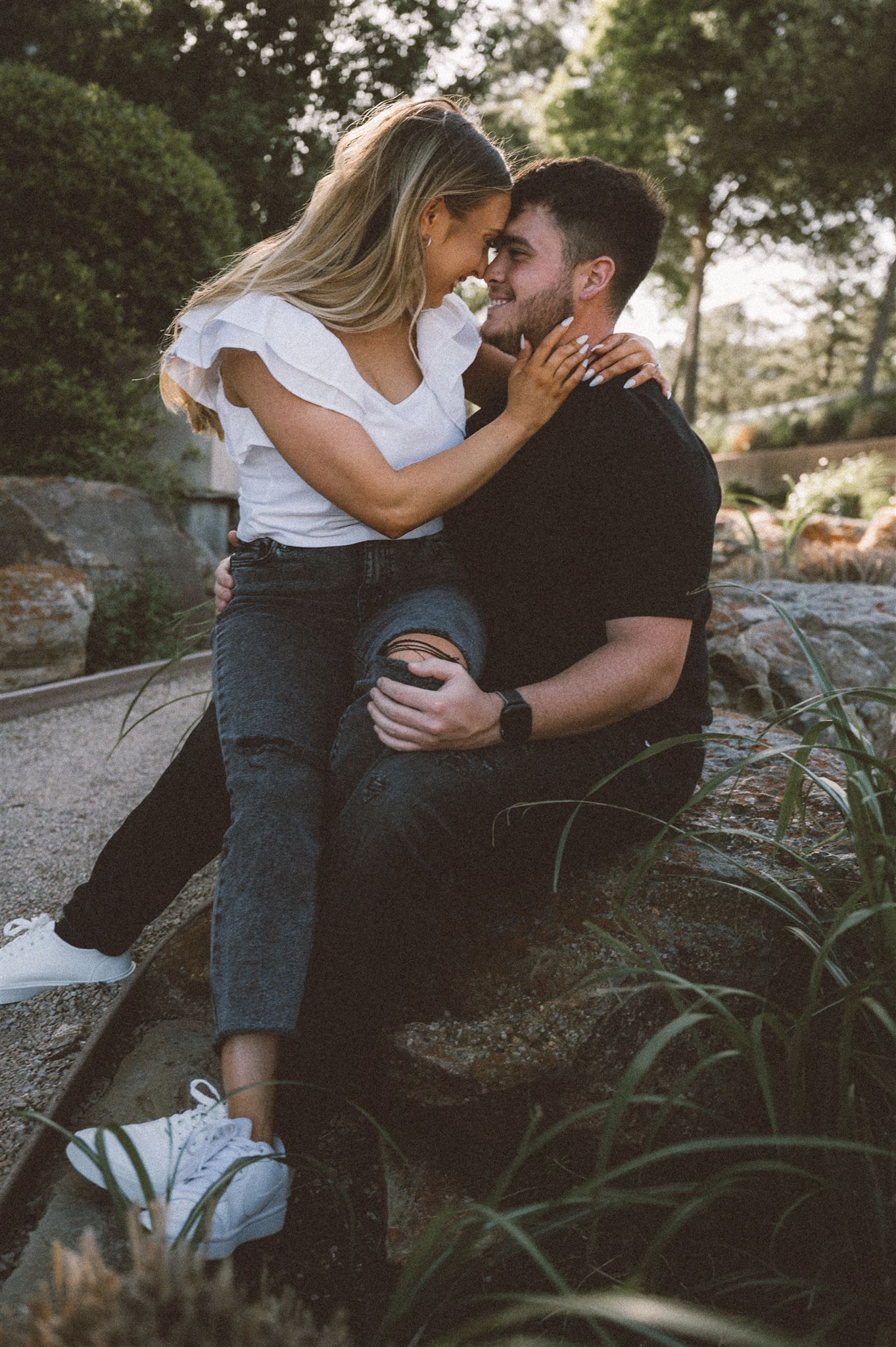 engagement photography session in The Woodlands, Tx