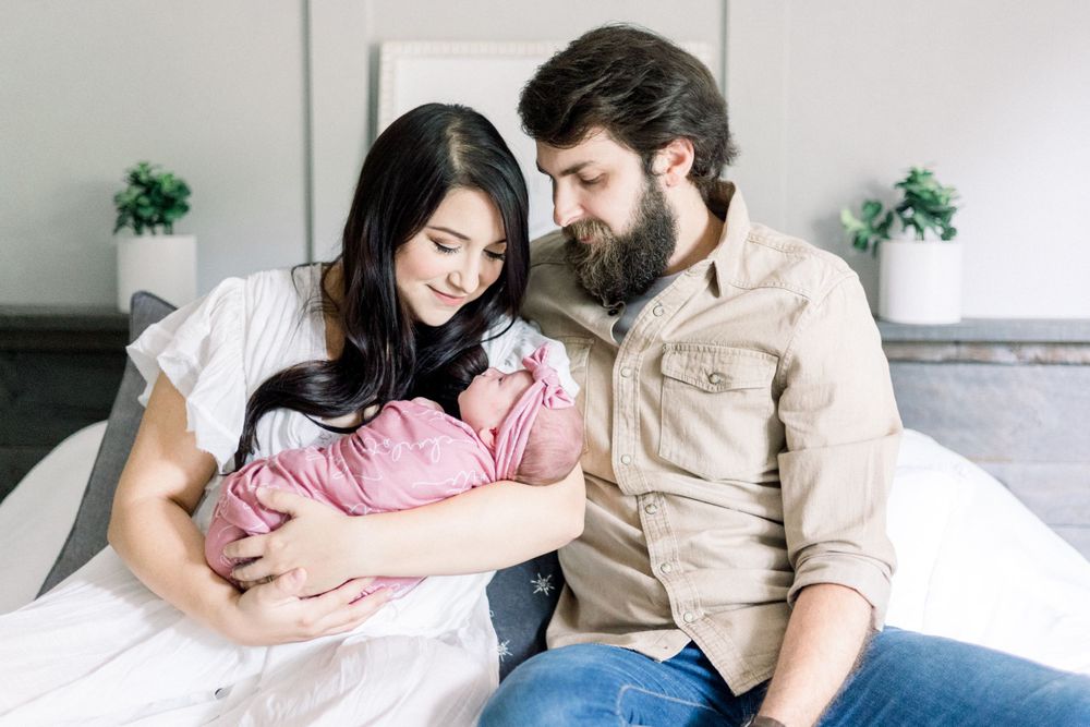 Augusta Georgia newborn photographer | in-home lifestyle session