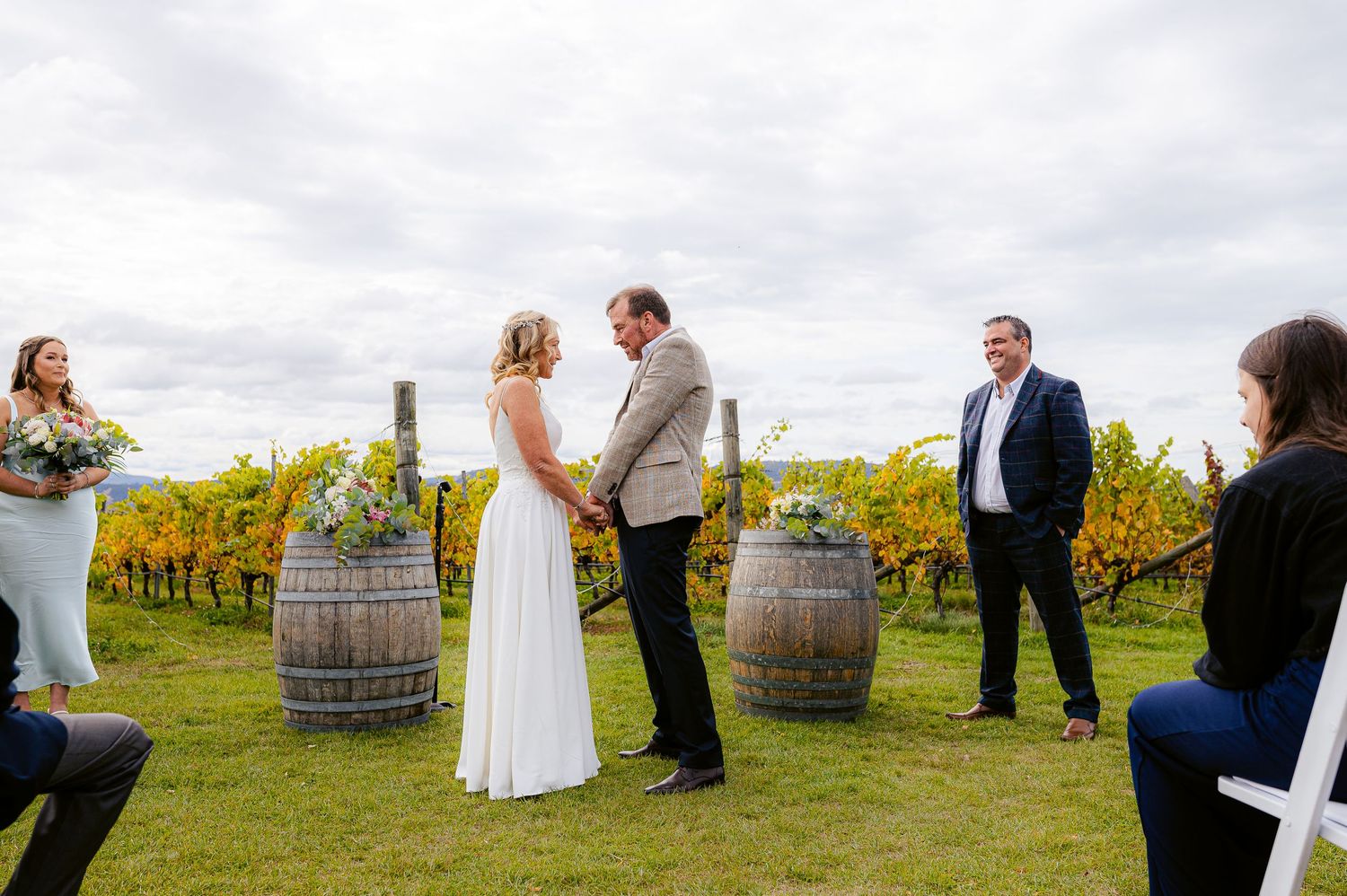 classic vineyard wedding frogmore creek tasmania relaxed beautiful wedding photography