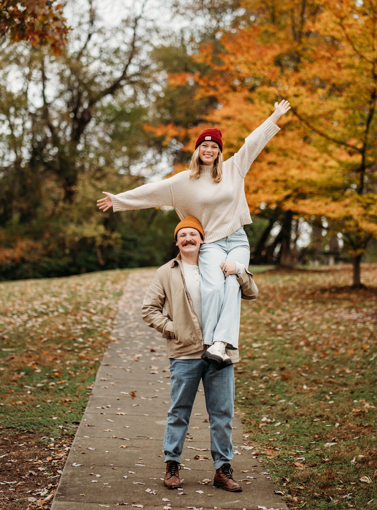 Fall Couples Session in Cincinnati Ohio