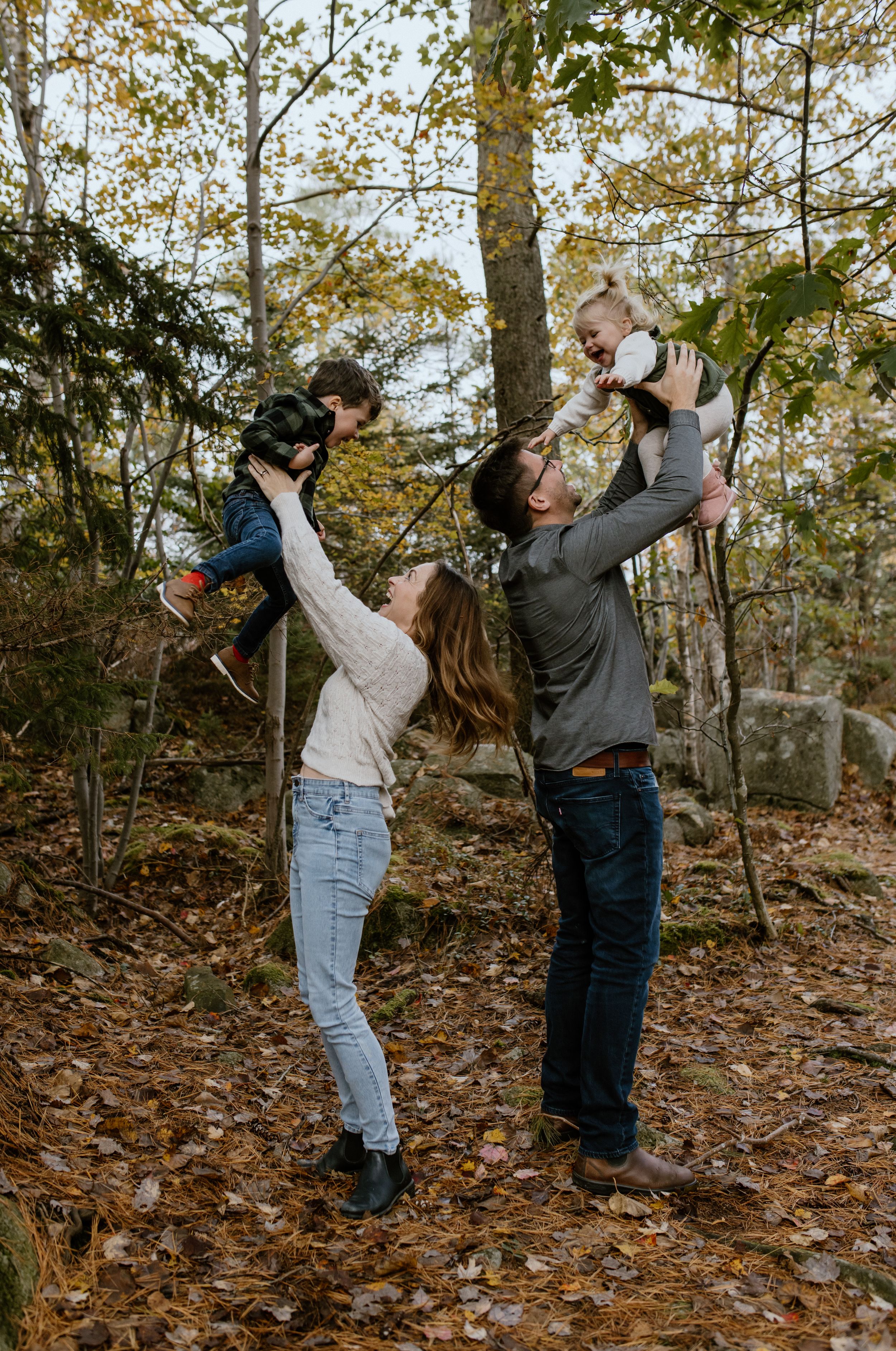 Family Fall Mini Session at Frog Pond Park, Halifax, Nova Scotia - Charlotte Buckle Photography