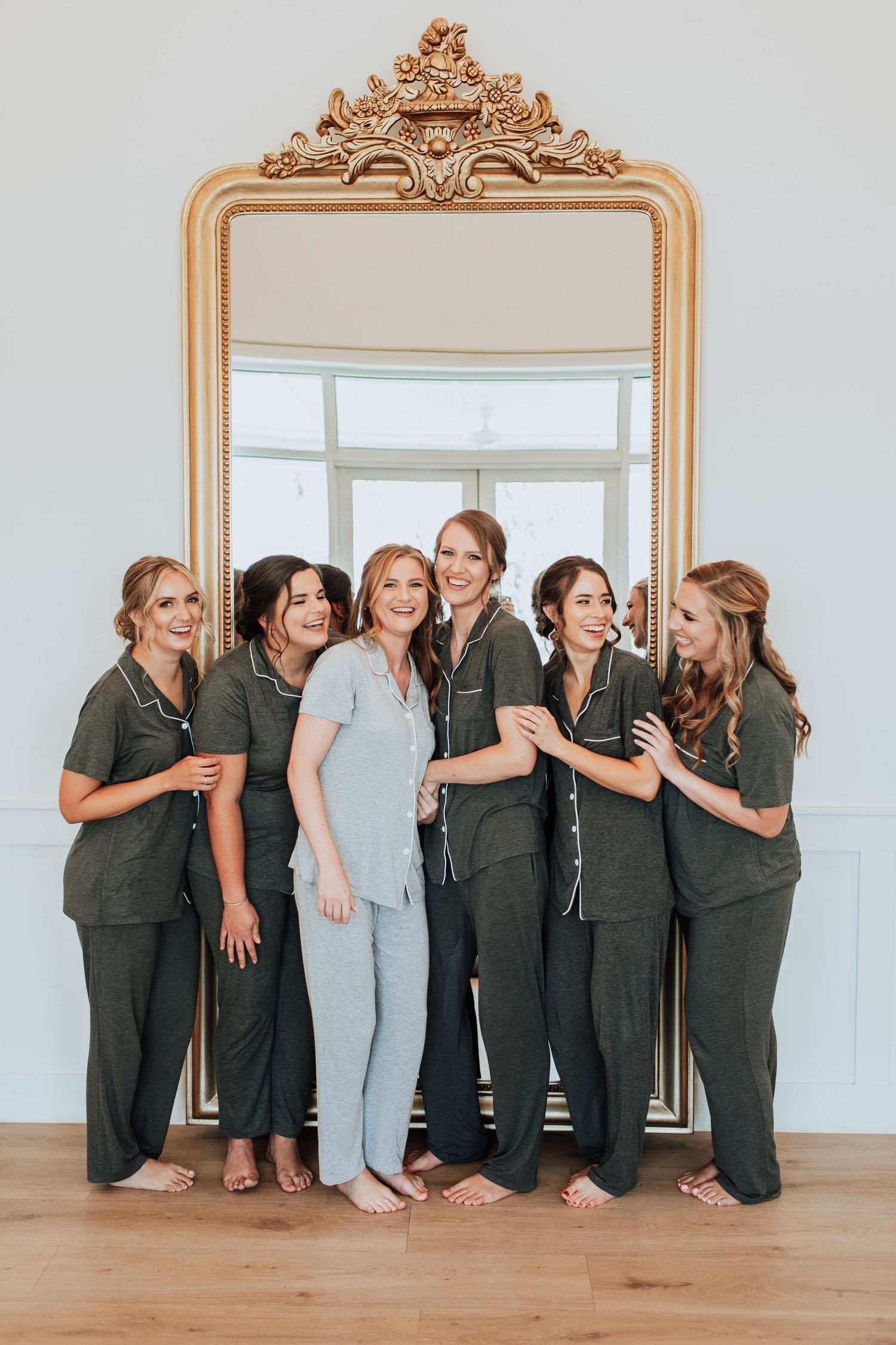 Bride with bridals wedding day in DFW Dallas Texas
