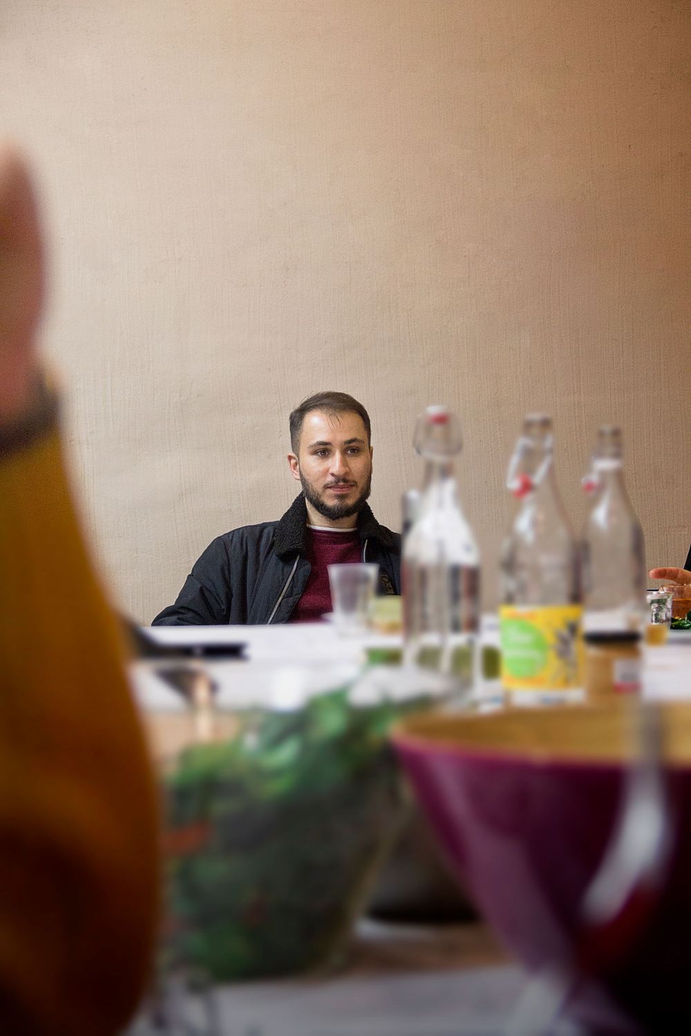 lunch gathering, a sneaky shot