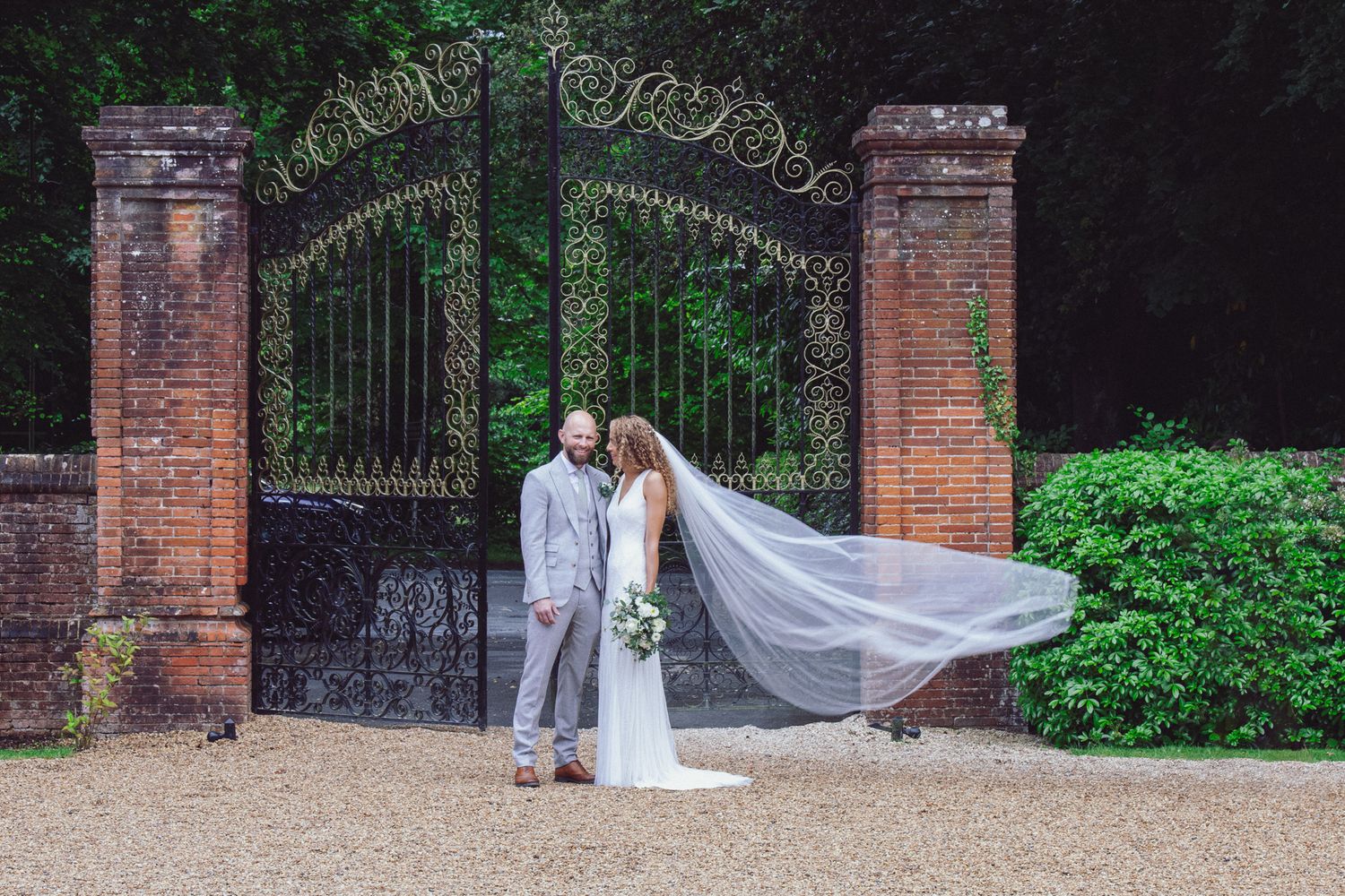 The artful touch of the award-winning wedding photographer in Hampshire, creating remarkable images.