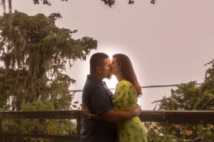 Couple Embracing at Sunset - Couples Session - St. Augustine, FL
