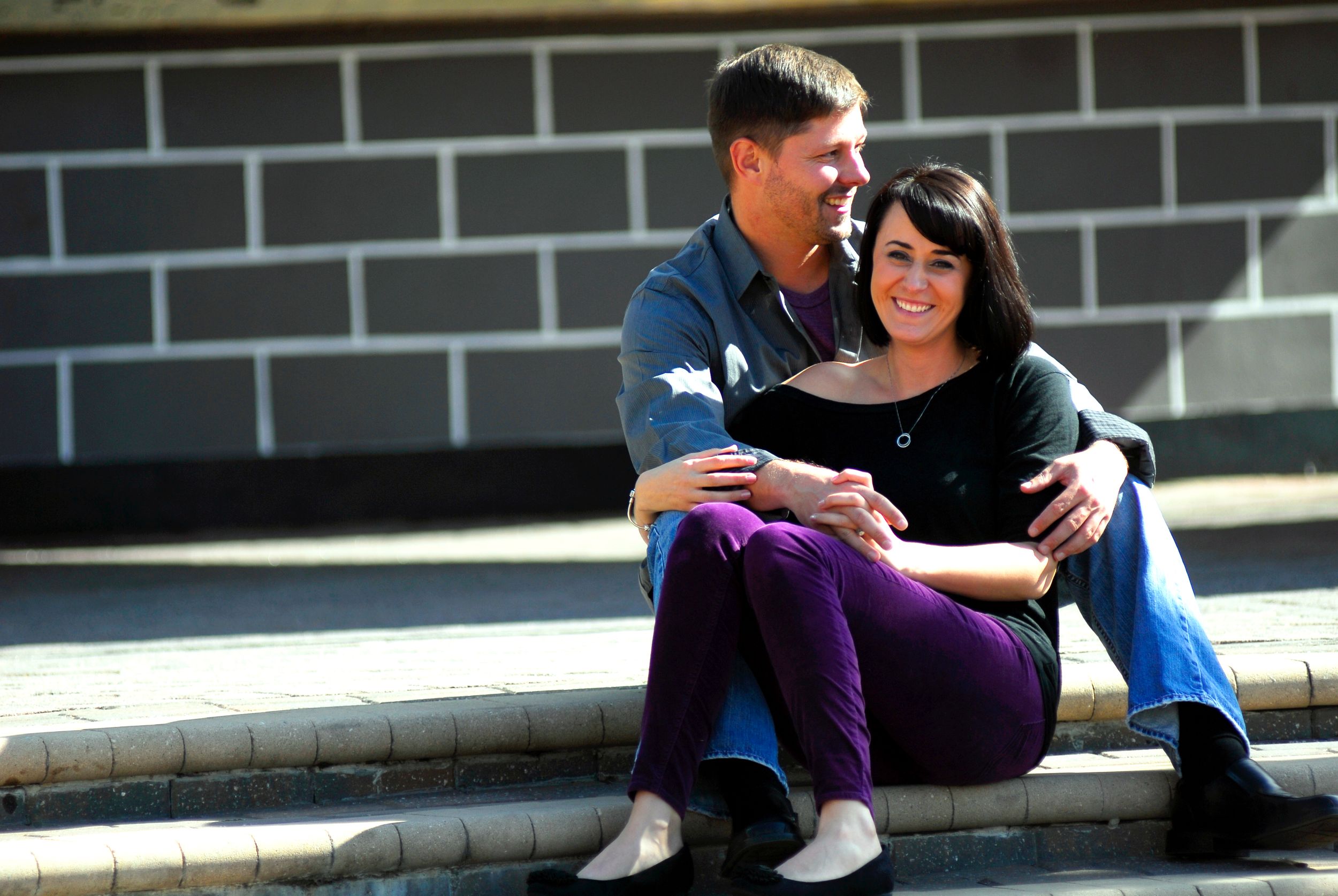 Couple Embracing - Engagement Session - Jacksonville, FL