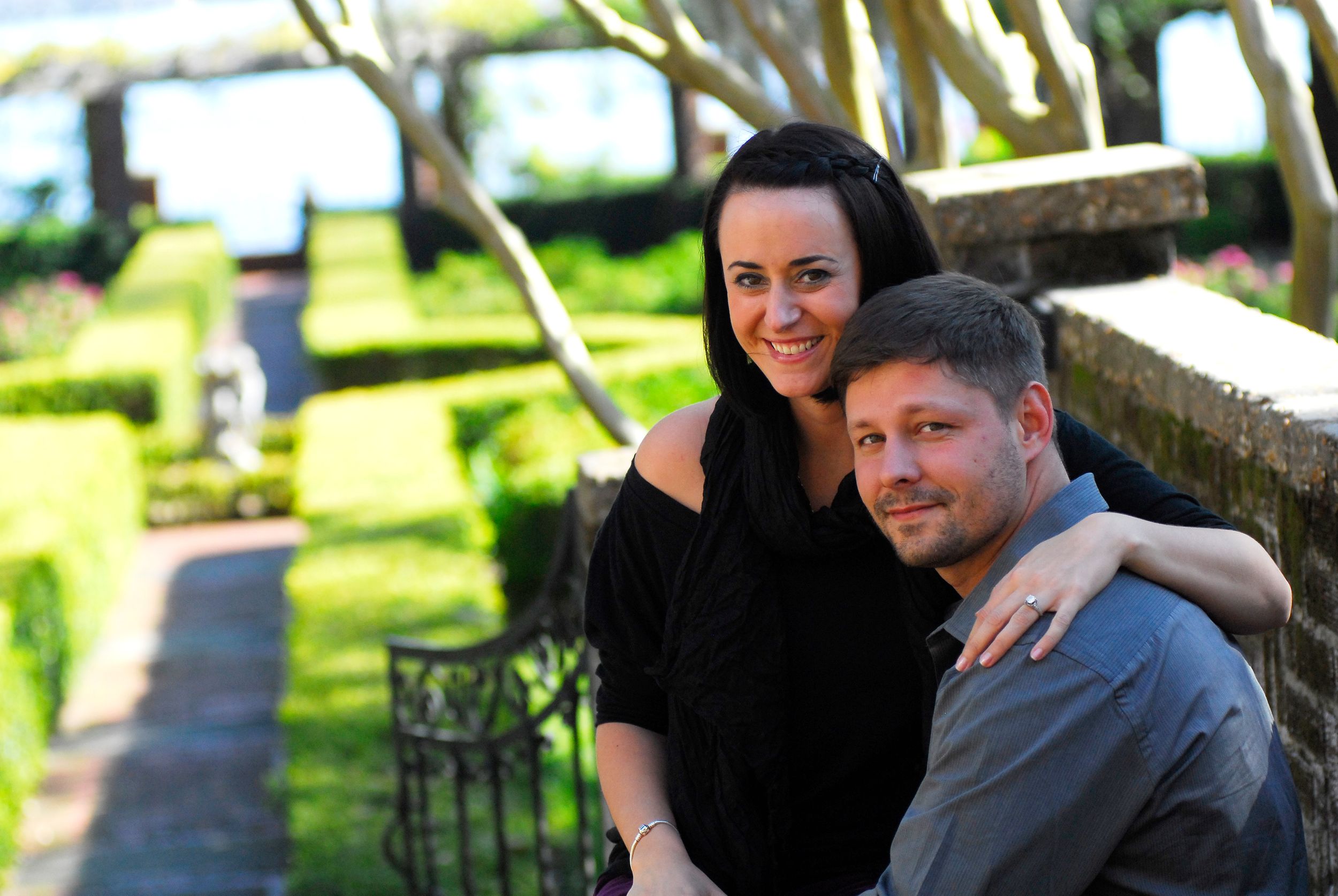 Couple Embracing - Engagement Session - Jacksonville, FL