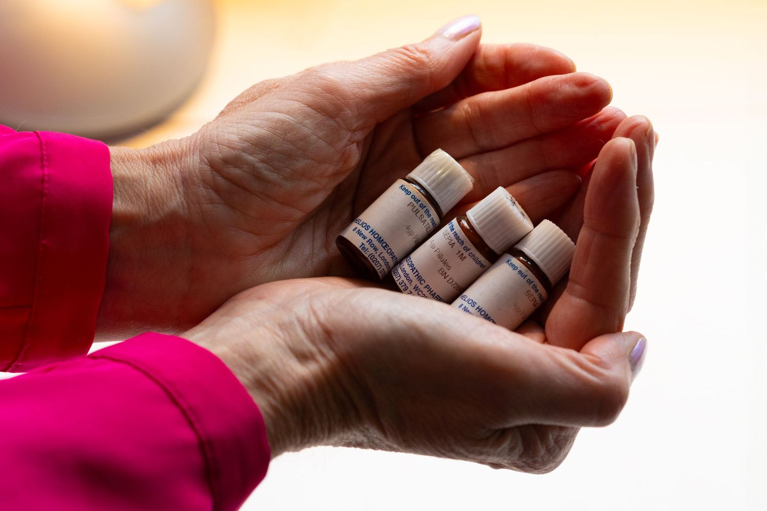 Homeopath brand photography vials