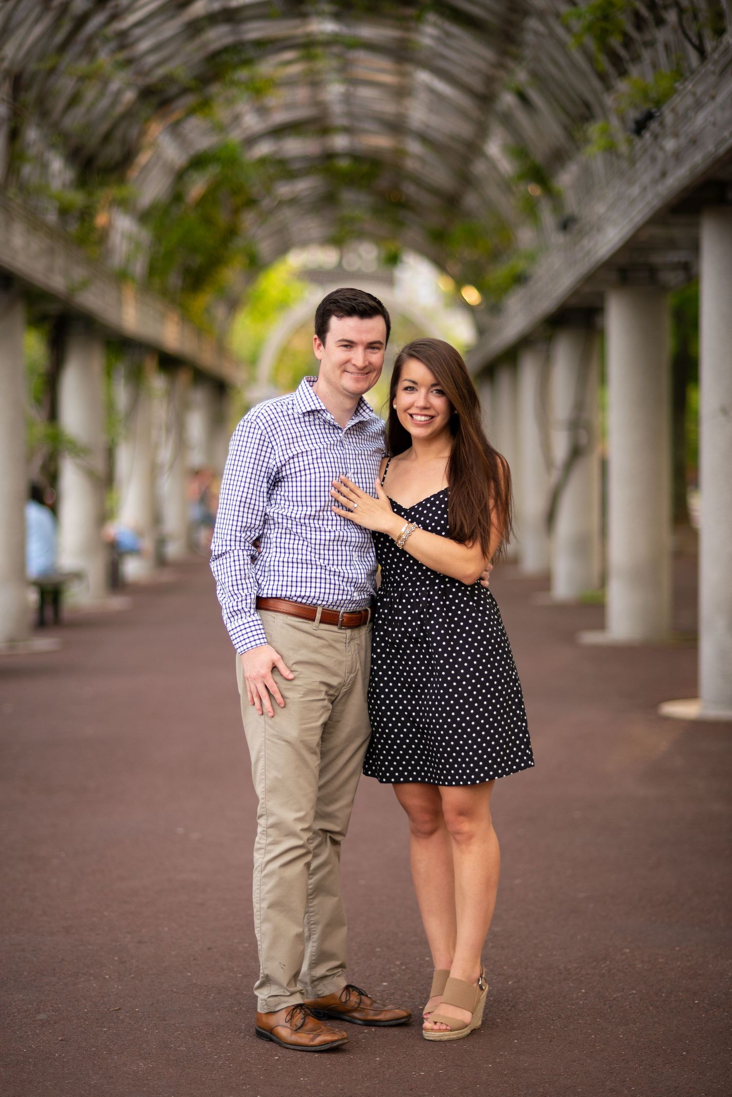 Proposal at Christopher Columbus Waterfront Park in Boston's North End with Leah Ramuglia Photography