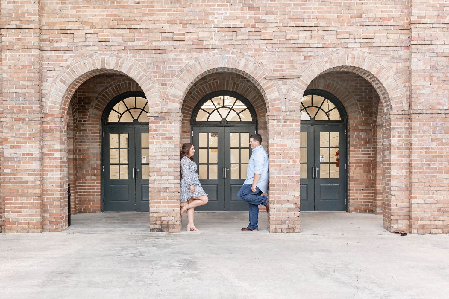 Engaged Couple at Foutainbleu State Park in Mandeville, Louisiana