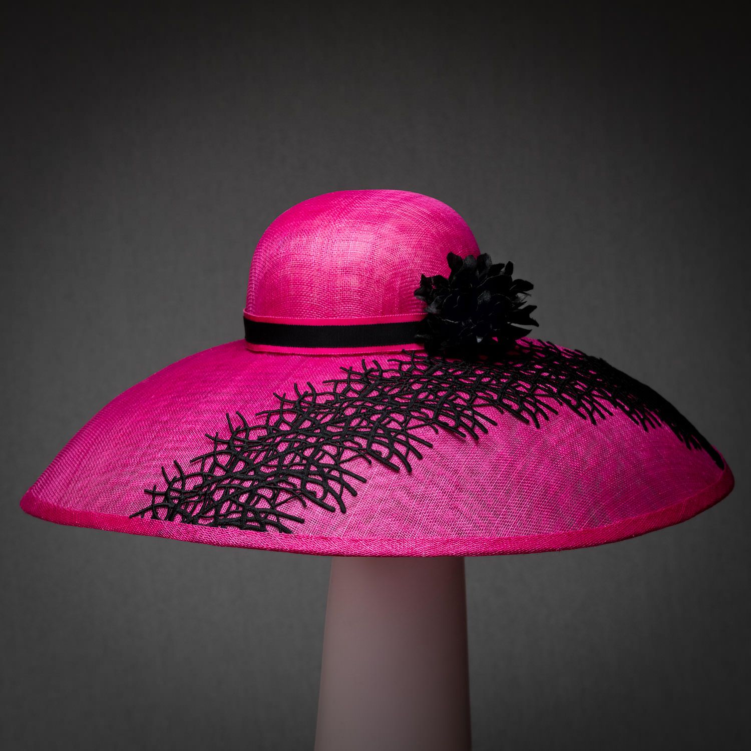 A product photography shot of a hand-made hat for an ecommerce website by Danny Loo