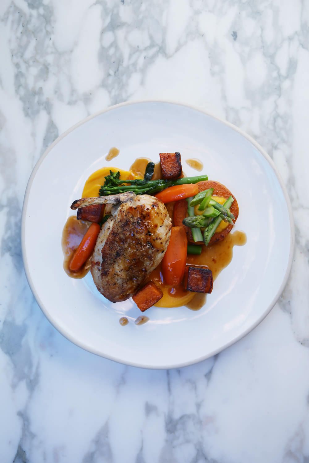 Food product shot of a restaurant's new menu by Danny Loo