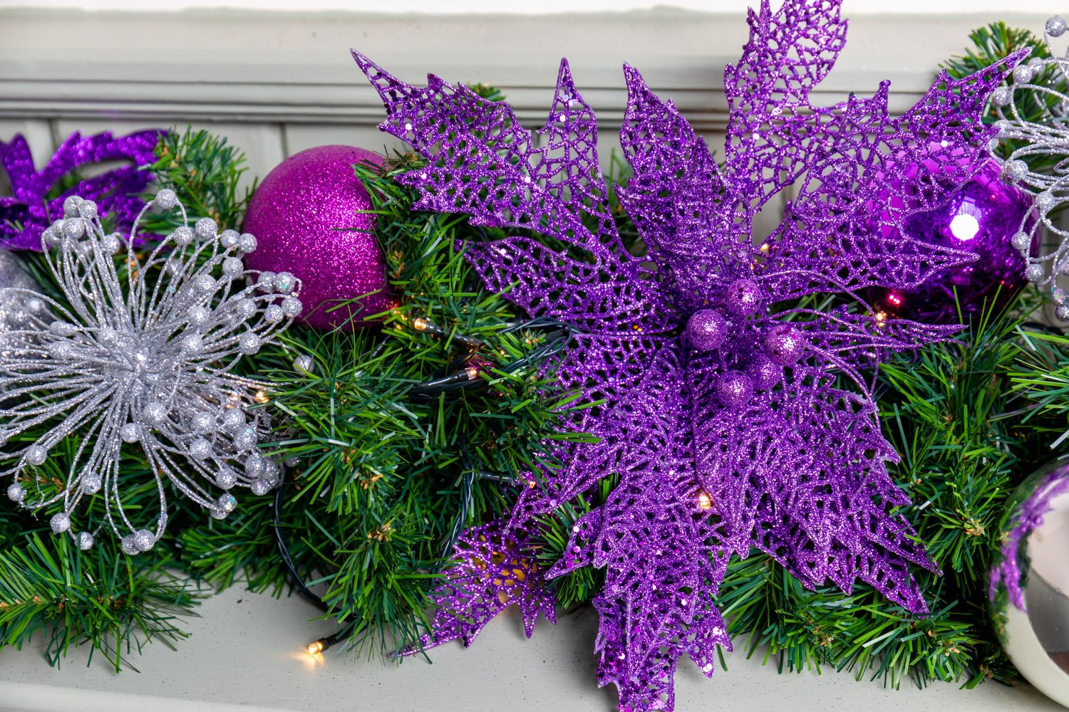 A product packshot of Christmas decorations by Danny Loo